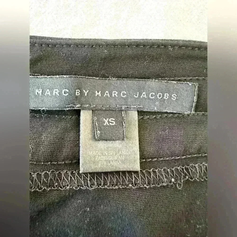 Marc by Marc Jacobs Black A-Line Mini Skirt Size XS